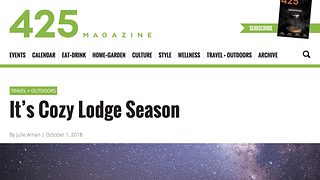 425 Magazine – It’s Cozy Lodge Season